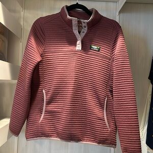 LL Bean pullover.